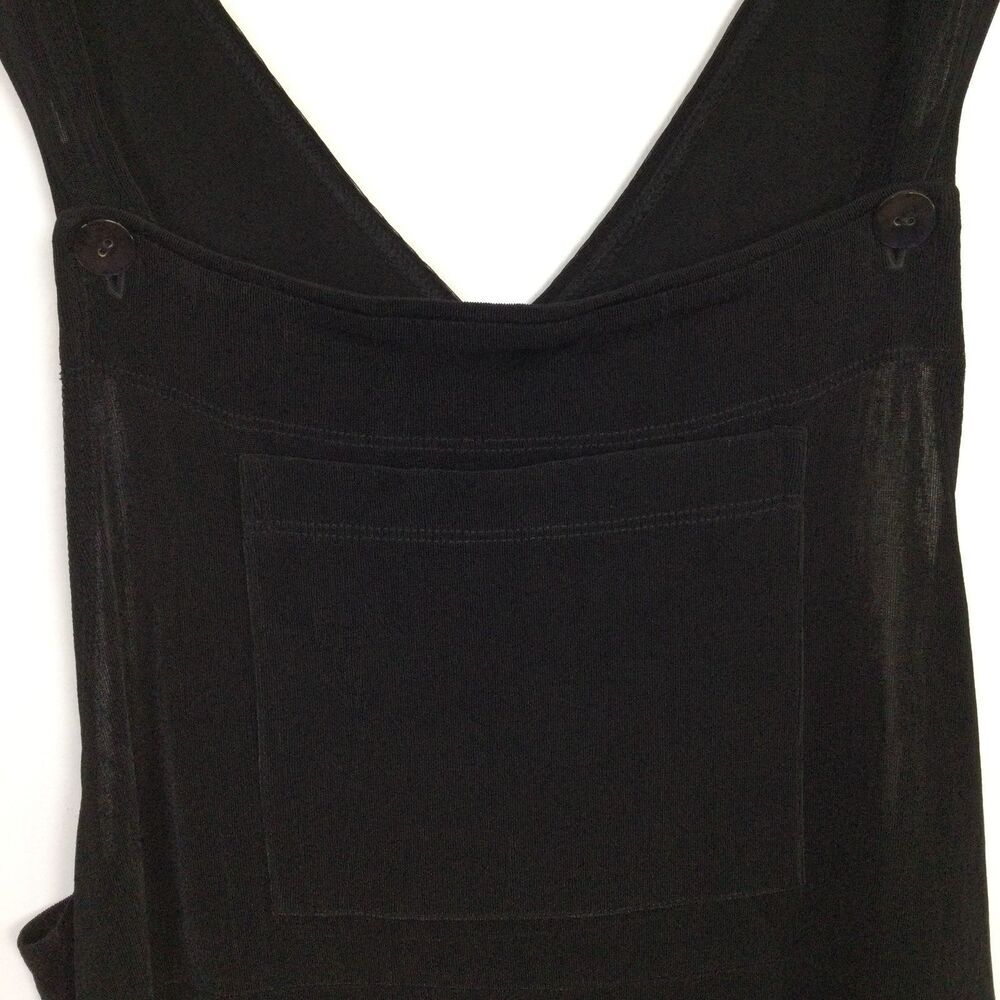 Chico's Travelers Womens Overall  Sleeveless Wide Leg Black Size 2 - Picture 4 of 9